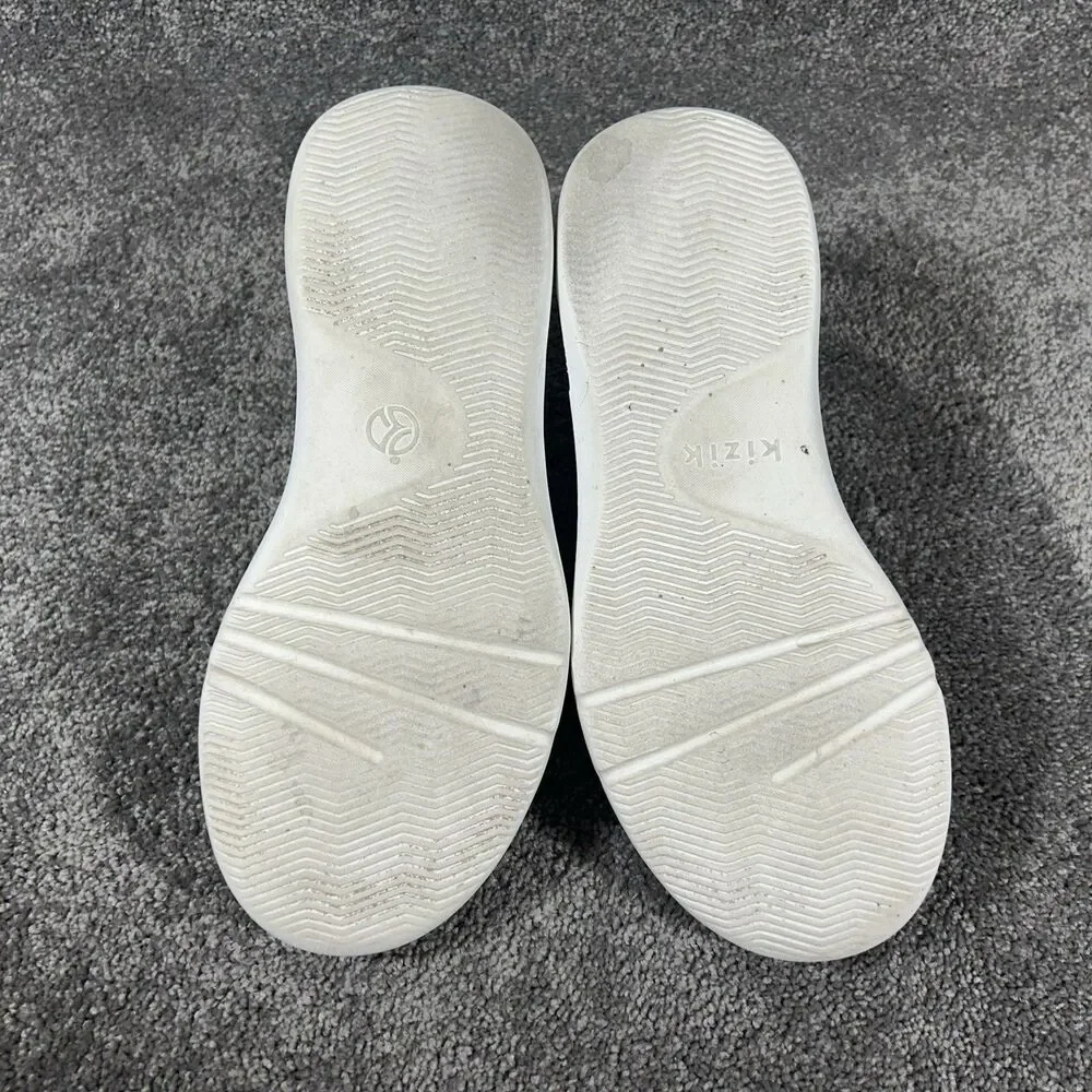 Kizik Madrid Eco-Knit Womens Size 8 Gray Hands Free Slip On Athletic Shoes Used